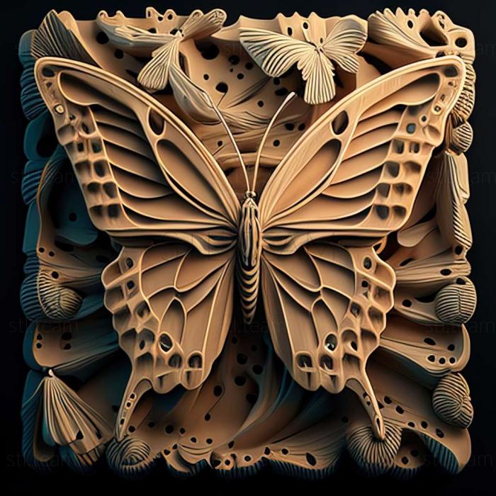 3D модель Papilioninae (STL)